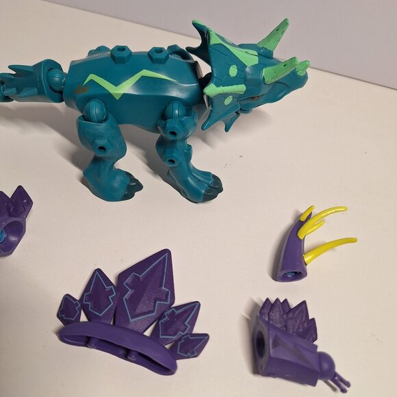 Jurassic World Hero Mashers Triceratops Stegosaurus Hybrid Mix & Match Parts Lot - Picture 5 of 7